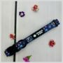 Navy Floral Dog Collar, thumbnail 1 of 2