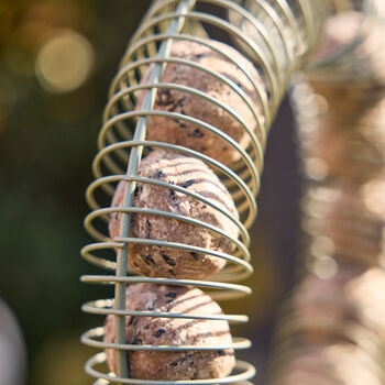 Personalised Round Hanging Garden Bird Feeder, 3 of 6