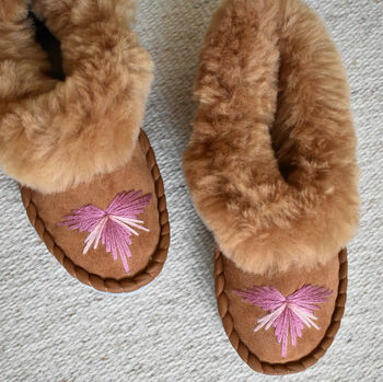 Women's Sheepskin Moccasin Slippers Vivi, 3 of 7