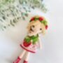 Handmade Crochet Fairy Doll, Tinker Bell, thumbnail 2 of 12
