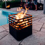 Cube Steel Fire Pit, thumbnail 2 of 12