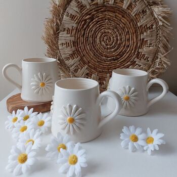 Handmade Ceramic Daisy Mug, 12 of 12