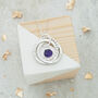 Personalised Beaded Russian Ring Birthstone Necklace, thumbnail 1 of 10