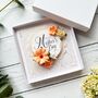 Extra Special Floral Mother’s Day Card. Boxed. Shades Of Orange, thumbnail 4 of 8