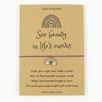 See Beauty In Life's Curves Body Positivity Wish Bracelet, 3 of 4