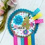 Personalised Wild Flowers Birthday Rosette, thumbnail 1 of 3