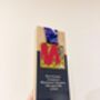 Manchester Marathon Solid Oak Medal Display Stand, thumbnail 1 of 3