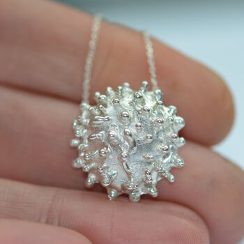 One Of A Kind Coral Reef Inspired Sterling Silver Necklace, 2 of 10