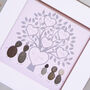 'Family Tree' Personalised Family Pebble Art, thumbnail 10 of 11