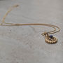 Compass Midi With Lapis Lazuli Necklace, thumbnail 3 of 6