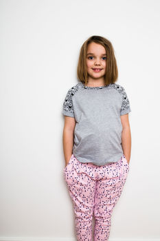 Kids T Shirt Children's Grey Tee For Girls And Boys, 8 of 8