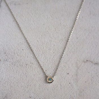 Turquoise Disc Necklace, 5 of 6