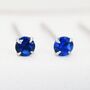 Sterling Silver September Birthstone Earrings, thumbnail 1 of 12