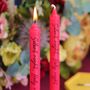 A Pair Of Christmas Candles In Red, thumbnail 2 of 5