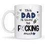 Funny Bold Personalised Cheeky Dad Mug, thumbnail 1 of 9