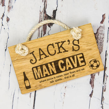 Personalised Man Cave Sign, 2 of 7