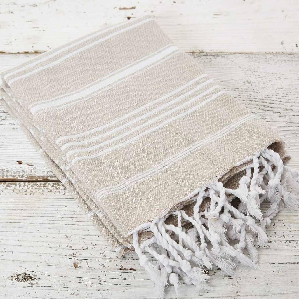 Beige Hand Towel/ Bathroom Towel Back In Stock By Tolly Mc Rae