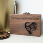 Personalised Wooden Gears And Cogs Picture Frame, thumbnail 3 of 7