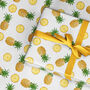 Pineapple Wrapping Paper Roll / Folded, Fruit Gift Wrap, thumbnail 1 of 2