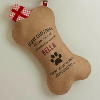 Personalised Dog Christmas Stocking, 3 of 4