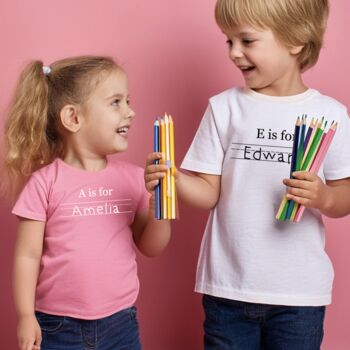 Personalised Back To School T Shirt, 2 of 6