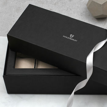 Personalised Luxury Italian Leather Watch Box, 3 of 4