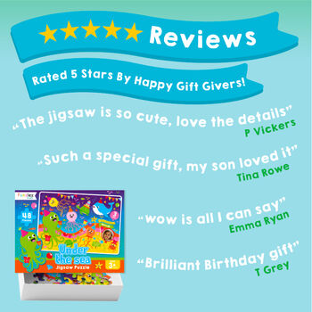 Personalised Under The Sea Birthday Jigsaw Puzzle, 6 of 10