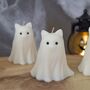 Halloween Ghosty Cat Candle, thumbnail 2 of 5