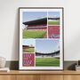 West Ham Views Of Upton Park And London Stadium Poster, thumbnail 1 of 7