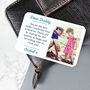 Personalised Wallet Metal Photo Card For Daddy, thumbnail 3 of 6