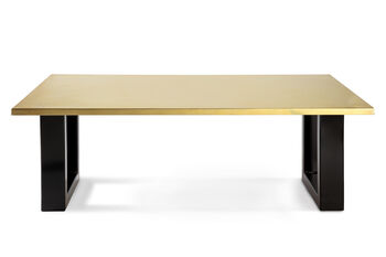 Natural Brass Coffee Table Small, 2 of 3