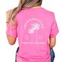 Hens And Beaches Personalised Hen Party T Shirt, thumbnail 1 of 4