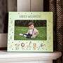 Personalised Safari Animals Pastel Picture Frame New Baby Gift, thumbnail 4 of 7