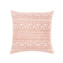 Iman Recycled Cotton Cushion Cover In Pink, thumbnail 3 of 4