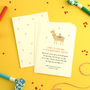 Personalised Llama Birthday Invitations, thumbnail 1 of 4