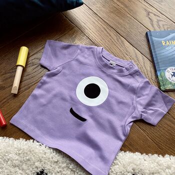 Personalised 'Eye Spy A Monster' Halloween T Shirt, 2 of 2