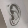 Sterling Silver Swallow Bird Stud Earrings, thumbnail 2 of 6