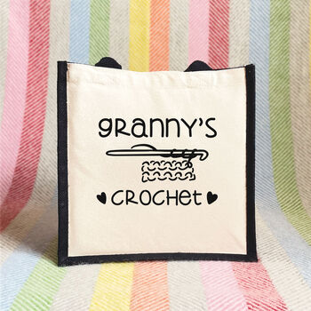 Personalised Crocheting Bag, 2 of 3