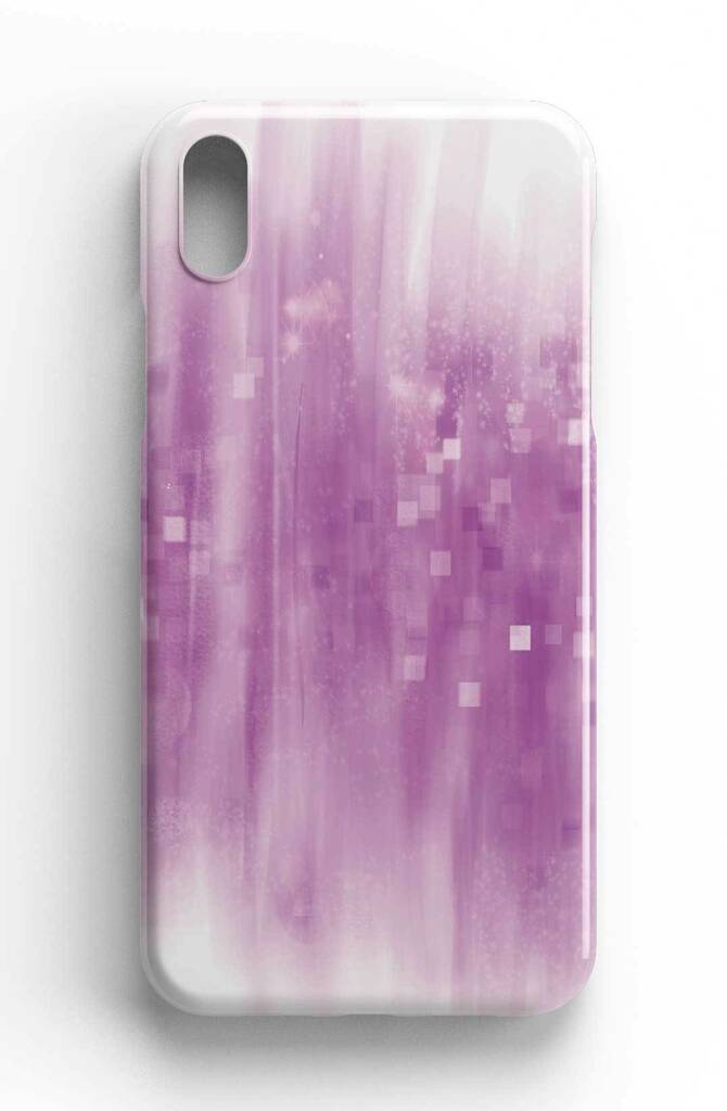 Purple Dust Abstract Design Phone Case By GigglyFox