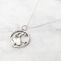 Taurus Zodiac Horoscope Charm Sterling Silver Necklace, thumbnail 1 of 4