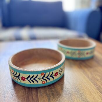 Fruit Bowl/ Wooden Key Storage Bowl, 6 of 6