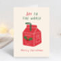 10 Vegan Funny Pun Joke Vegetarian Christmas Cards, thumbnail 5 of 9