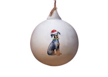Doberman Ceramic Bauble, 2 of 2