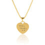 Personalised Handwriting Heart Necklace, thumbnail 1 of 5