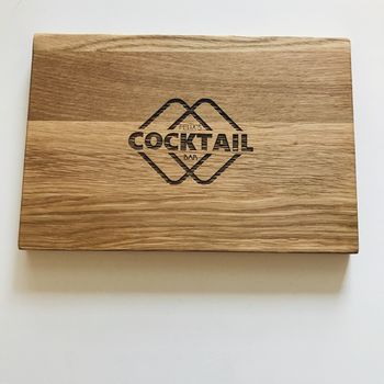 Harmony Persnalised Oak Chopping Serving Board, 5 of 6