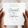 Personalised Mr And Mrs Wedding Card, On Your Wedding Day Bow Card, thumbnail 4 of 5