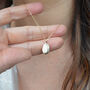 Gold Shilling Organic Recycled 9ct Solid Gold Necklace, thumbnail 2 of 6