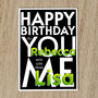 Personalised Birthday Card With Names And Message, thumbnail 8 of 8
