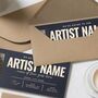 Personalised Gold Foil Concert Ticket Gift Voucher, thumbnail 6 of 9
