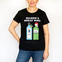 Gin Ladies Christmas T Shirt, thumbnail 4 of 5